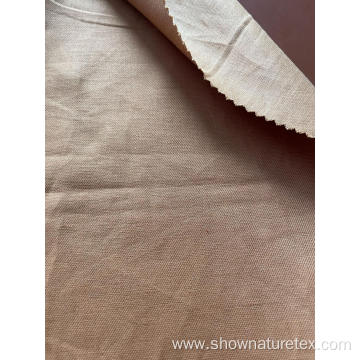 cotton linen spandex twill fabric for lady's pant and outwear